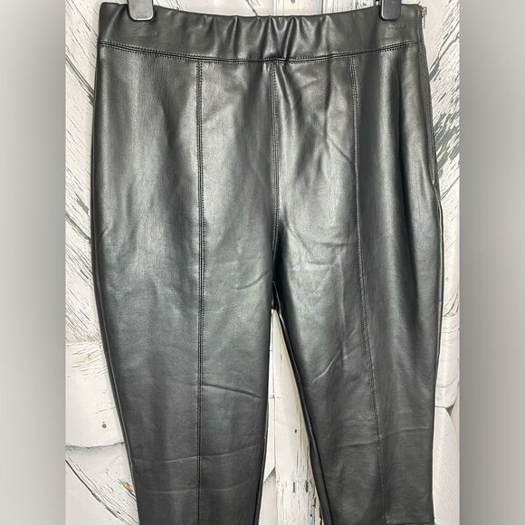 TopShop Faux Leather Skinny Pants 8 - Picture 4 of 8